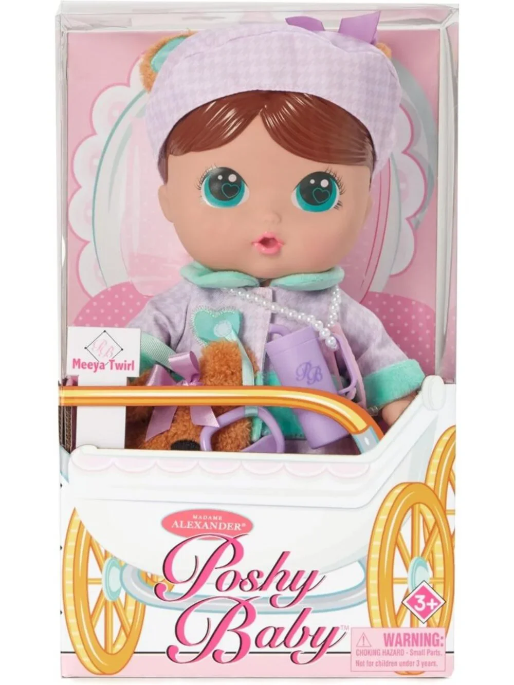12-Inch Fashion Doll Meeya Twirl - Posh Baby Doll, Collectible Toy, Gift Idea